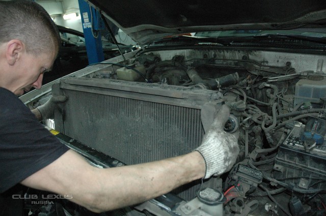 Чистка, промывка радиаторов и системы охлаждения